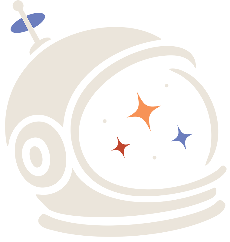 An astronaut in a space suit